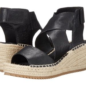 Eileen Fisher Womans Wedge Sandal